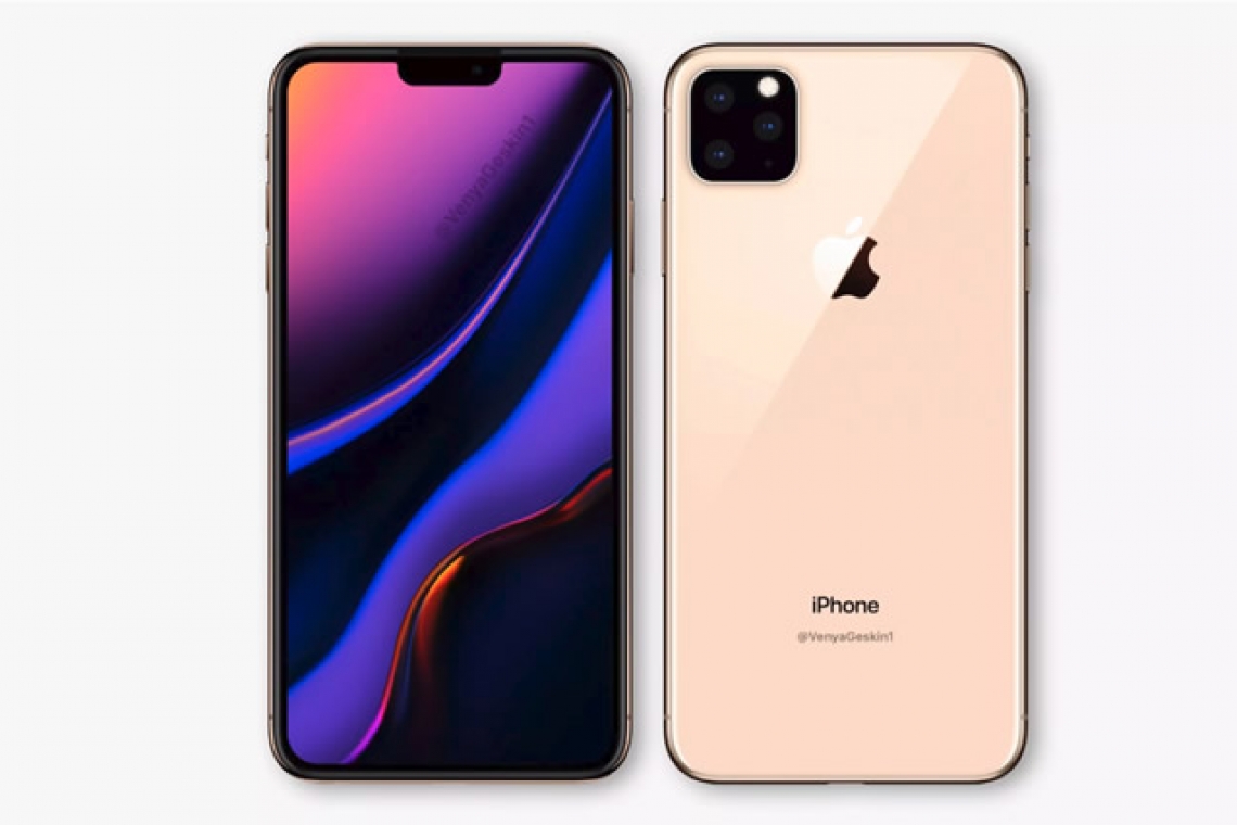 iPhone 2019: Tres cámaras con 3D, chip A13, carga reversible, Wi-Fi 6 y más rumores