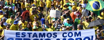 Brasil: Masiva marcha a favor del ministro Moro y en contra del Congreso