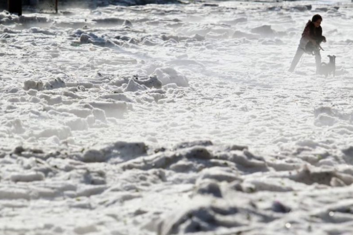 Se registró una fuerte granizada en Guadalajara