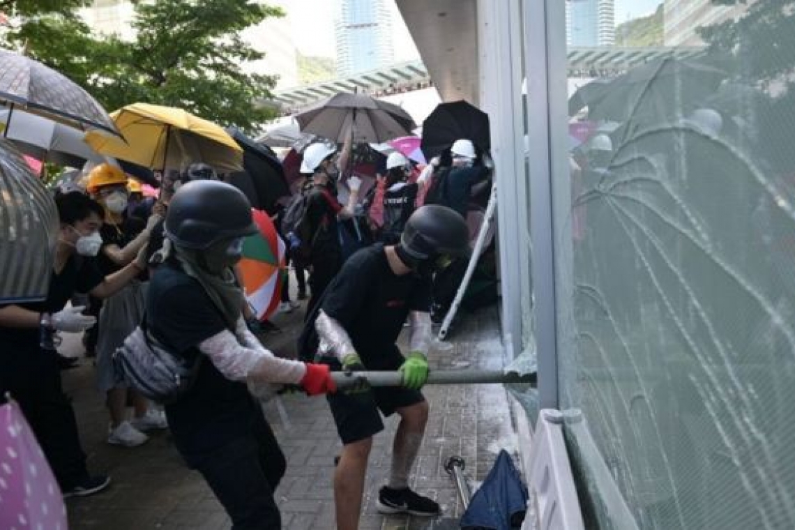 China criticó a los manifestantes de Hong Kong tras las protestas