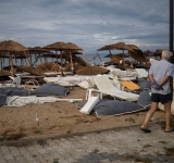 Fuerte temporal al norte de Grecia causa muertos y decenas de heridos