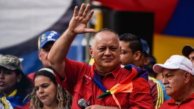 Diosdado Cabello, número dos del chavismo, confirma que dio positivo en un test de covid-19-bbcenespañol.com