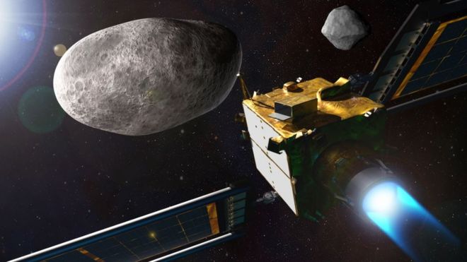 Cómo es Dimorphos, el asteroide que la NASA intentará desviar en su primera misión de defensa planetaria-bbcenespañol.com